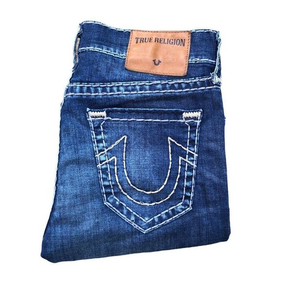 True Religion Jeans Size 33 ROCCO SUPER T Blue - Picture 1 of 10